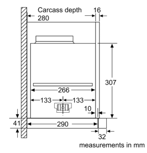 8系列 隱藏式排油煙機 90 cm 不銹鋼
