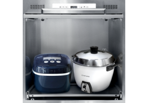 60H炊飯器收納櫃(白/含托盤)