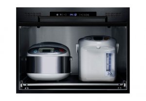 46H炊飯器收納櫃(曜岩黑)