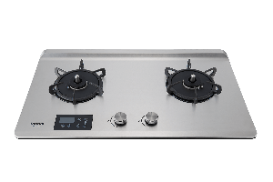 檯面式緻溫不銹鋼雙口爐