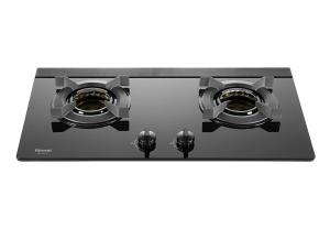 檯面式內焰玻璃雙口爐