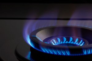 智能雙炫火二口玻璃檯面爐