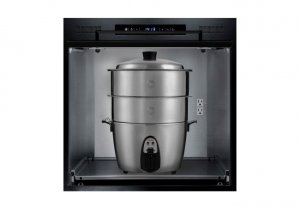 60H炊飯器收納櫃(曜岩黑/含托盤)