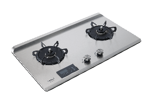 檯面式緻溫不銹鋼雙口爐