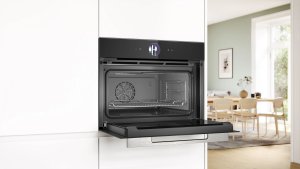 8系列 精巧型嵌入式蒸烤爐 60 x 45 cm 極緻黑