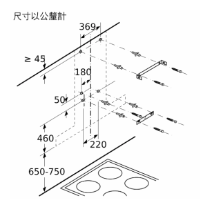 4系列 壁掛式排油煙機 90 cm 深遂黑
