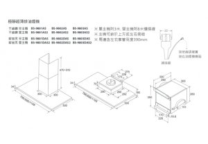 極靜超薄排油煙機120CM(單主機) 