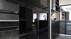 60H炊飯器收納櫃(曜岩黑/含托盤)