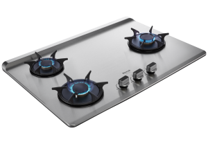 檯面式彩焱不銹鋼三口爐