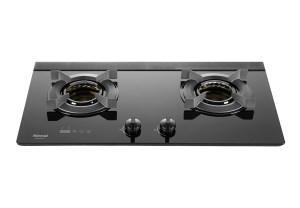 檯面式內焰玻璃雙口爐