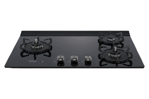 檯面式緻溫玻璃三口爐