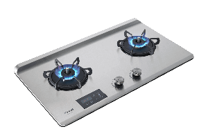 檯面式緻溫不銹鋼雙口爐