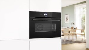 8系列 精巧型嵌入式蒸烤爐 60 x 45 cm 極緻黑