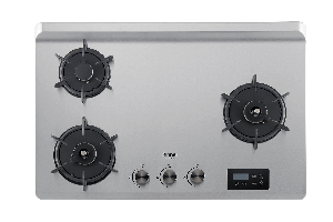 檯面式緻溫不銹鋼三口爐