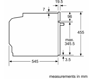 6系列 精巧型嵌入式微波蒸烤爐 60 x 45 cm 不銹鋼