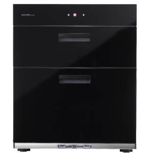 全平面雙熱風循環落地式烘碗機