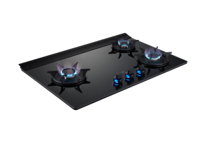 檯面式彩焱玻璃三口爐