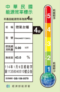 PRA3A6D71T 上裝式 單口瓦斯爐 (30公分/拼爐)