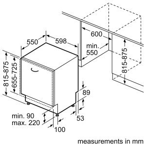 8系列 全嵌式洗碗機 60 cm