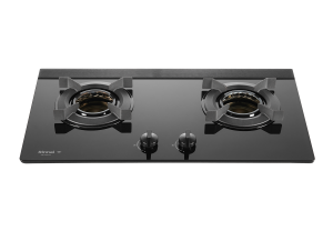 檯面式內焰玻璃雙口爐