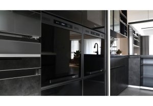 60H炊飯器收納櫃(曜岩黑/空櫃)