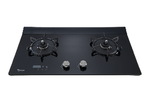 檯面式緻溫玻璃雙口爐