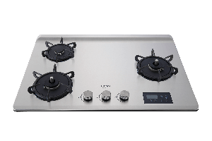 檯面式緻溫不銹鋼三口爐