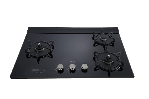 檯面式緻溫玻璃三口爐