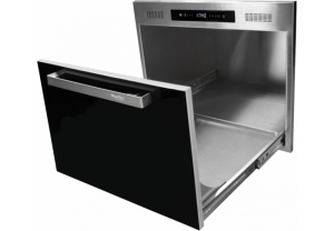 46H炊飯器收納櫃(經典黑/抽屜型)