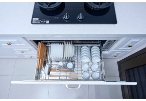 90CM橫抽式崁門烘碗機