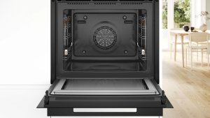 8系列 嵌入式微波烤箱（帶蒸氣輔助） 60 x 60 cm 極緻黑