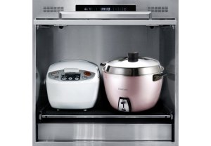 60H炊飯器收納櫃(經典黑/含內抽)